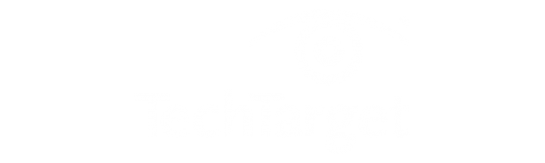 TechTarget Account Targeting Certified Sales Technology Logo in White