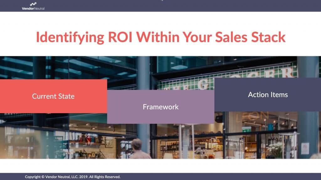 Identify ROI Sales technology workshop