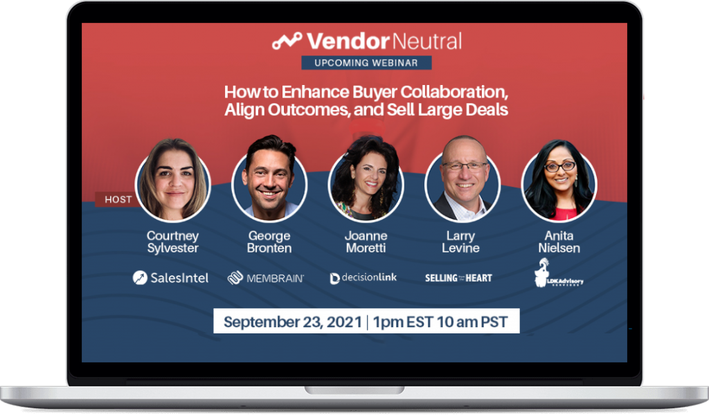 How to Enhance Buyer Collaboration, Align Outcomes, and Sell Large Deals Macbook Image