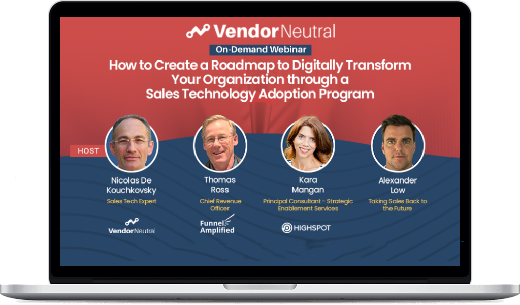 How to Create a Roadmap to Digitally Transform Your Organization through a Sales Technology Adoption Program
