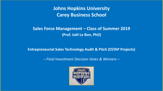 Understanding Digital Sales Transformation & Leveraging the Sales Technology Selection Resources from Vendor Neutral at Johns Hopkins University