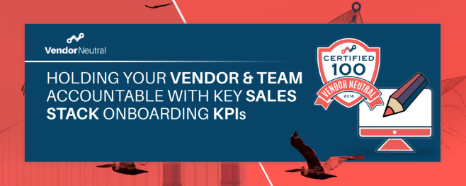 Onboarding a new sales stack vendor KPIs