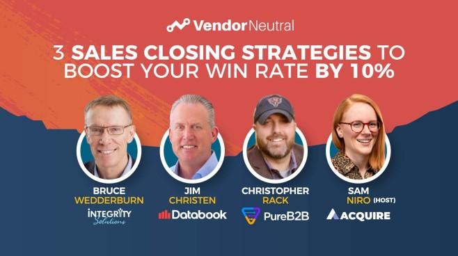 3 Sales Closing Strategies Webinar