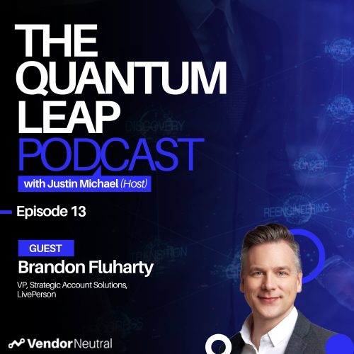 Quantum Leap 13: 3 Ways Sales Technology will Shape the Future of Strategic Selling & Enterprise Sales Podcast Cover